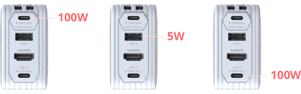 Single-port charging