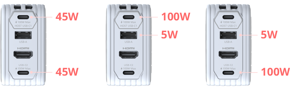 Two-port charging